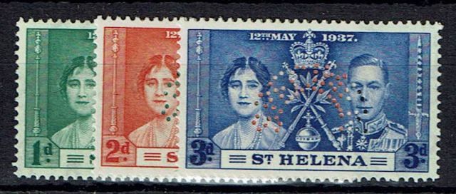 Image of St Helena SG 128S/30S LMM British Commonwealth Stamp